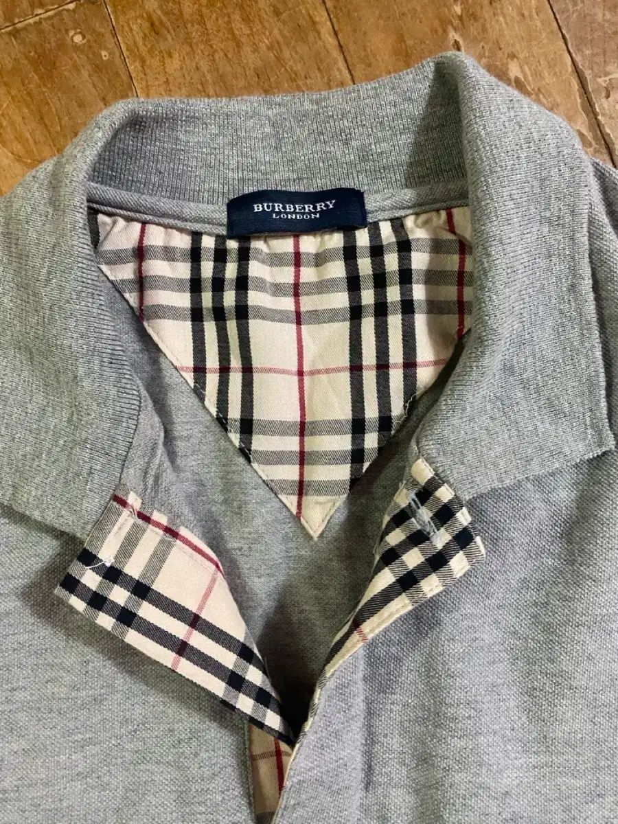 BURBERRY(バーバリー ) ロンドン グレー ポロシャツ XL - メルカリ