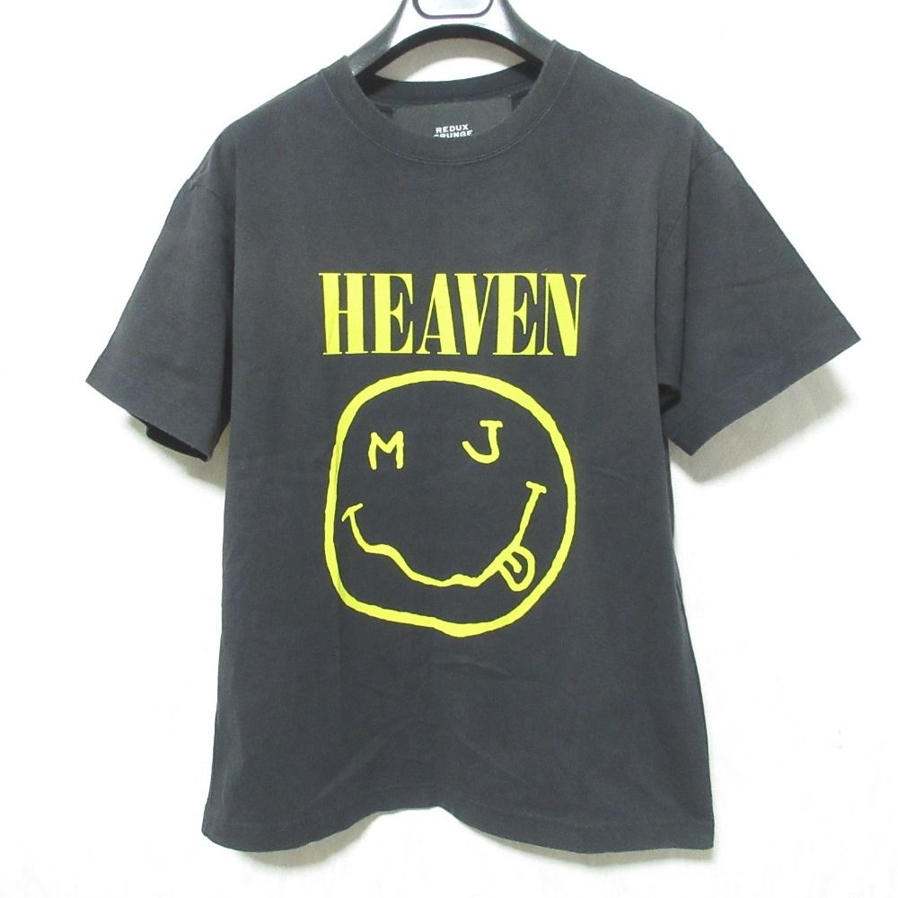 良品 MARC JACOBS マークジェイコブス REDUX GRUNGE COLLECTION スマイリーフェイス 半袖 Tシャツ カットソー XS ブラック レディース 古着 中古 良品 MARC JACOBS マークジェイコブス REDUX GRUNGE COLLECTION