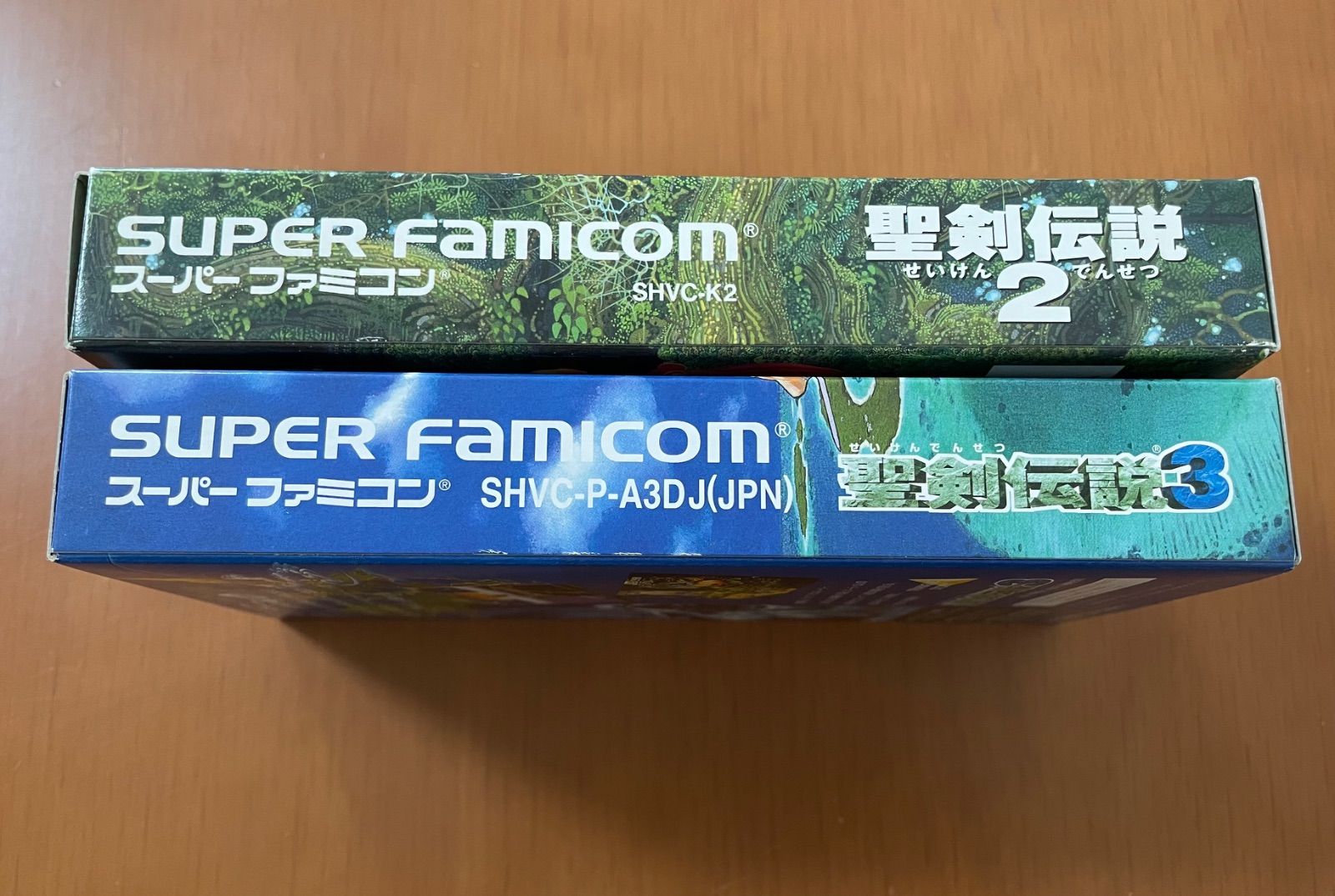 SFC スクウェア 聖剣伝説 2・3 美品 箱説付き SFC スクウェア 聖剣伝説 2・3 美品 箱説付き