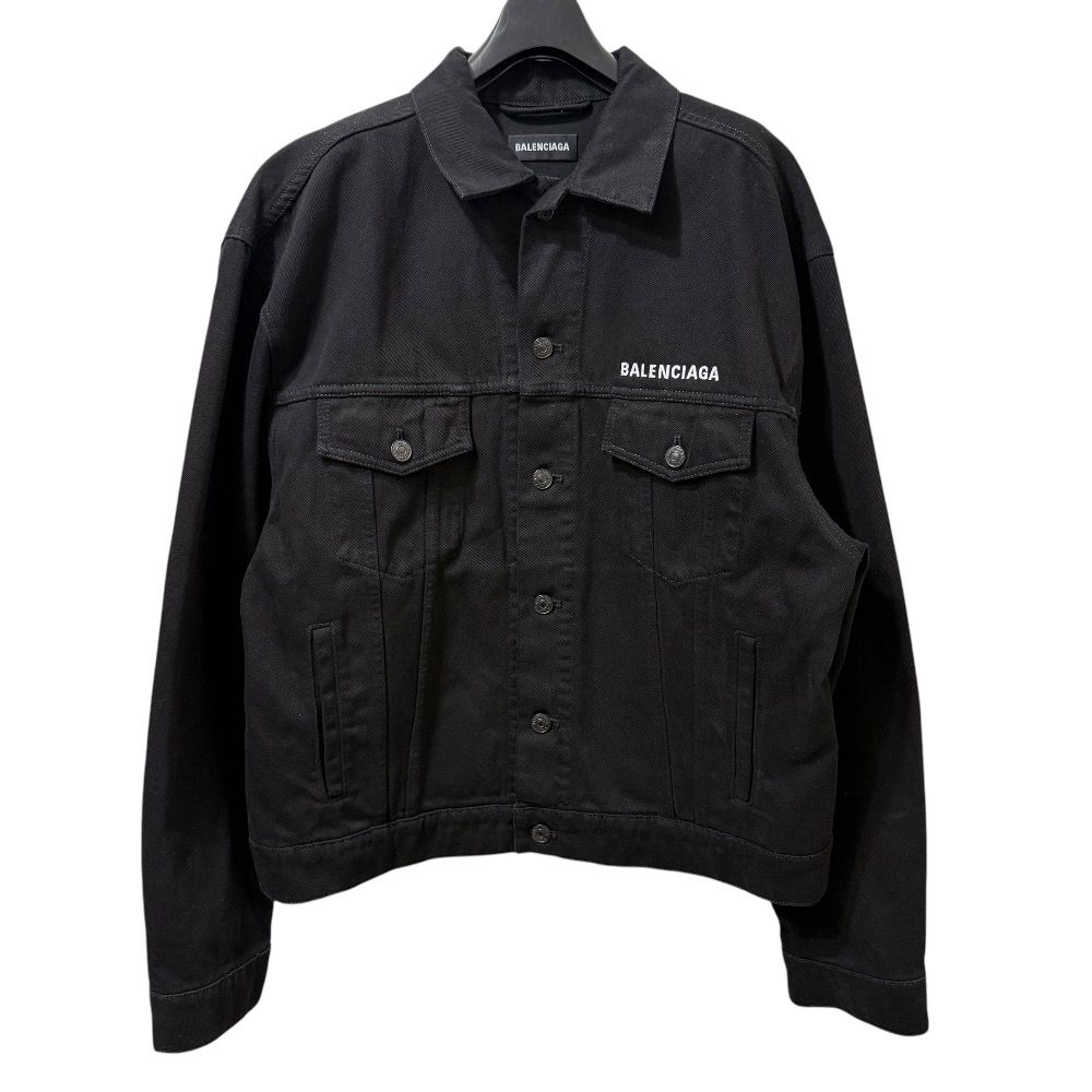 BALENCIAGA ブラック デニムジャケット 46