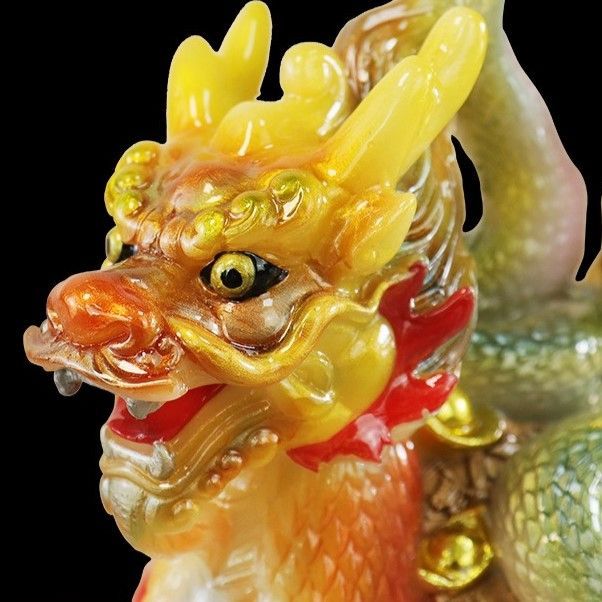 麒麟 龍 竜 蛇 ヘビ 干支 干支飾り 置物 優雅 伝統的 運 金運