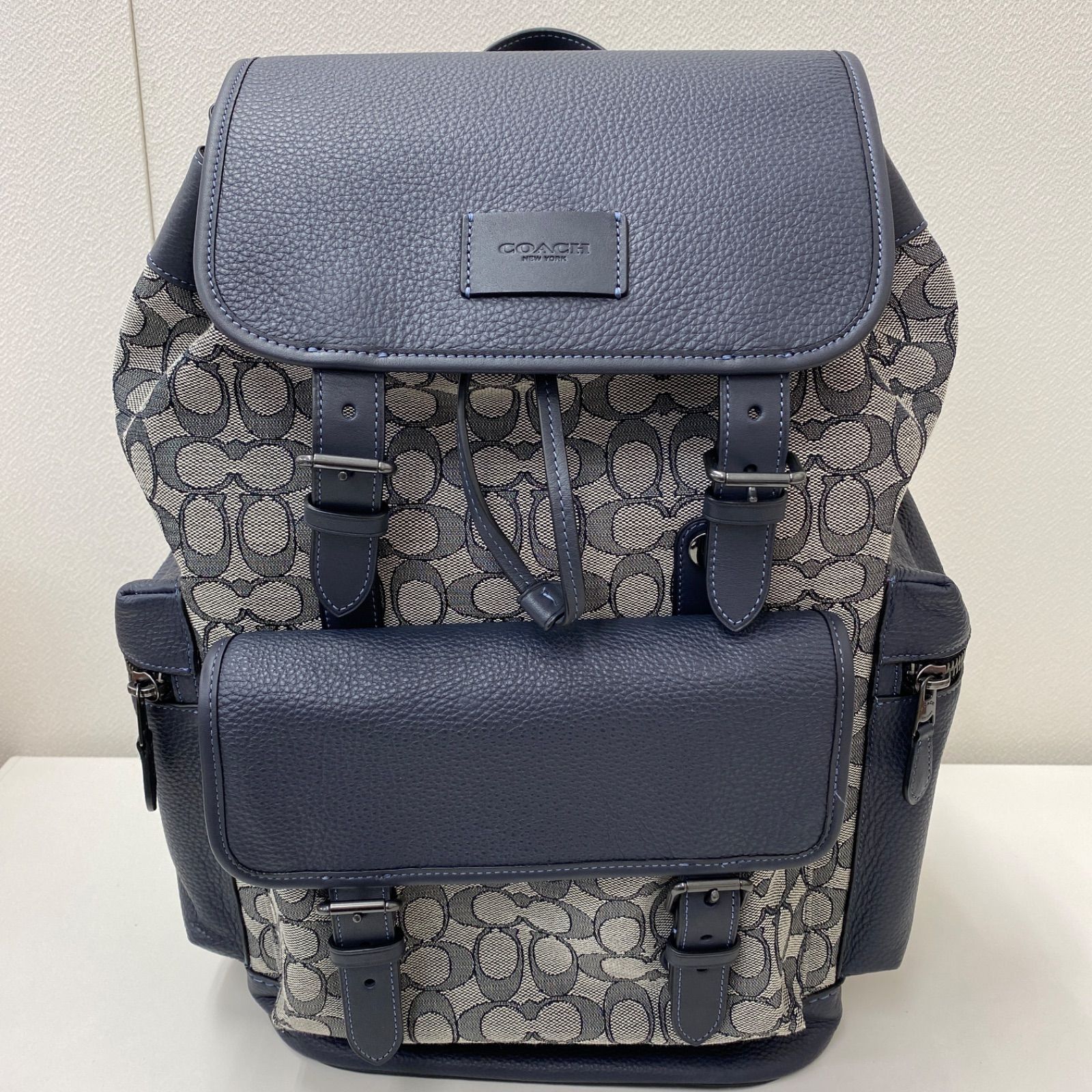 極美品】 COACH コーチ スプリントバッグパック シグネチャー