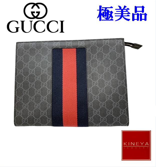 ✩美品✩GUCCI グッチ クラッチ セカンドバッグ GGスプリーム メンズ