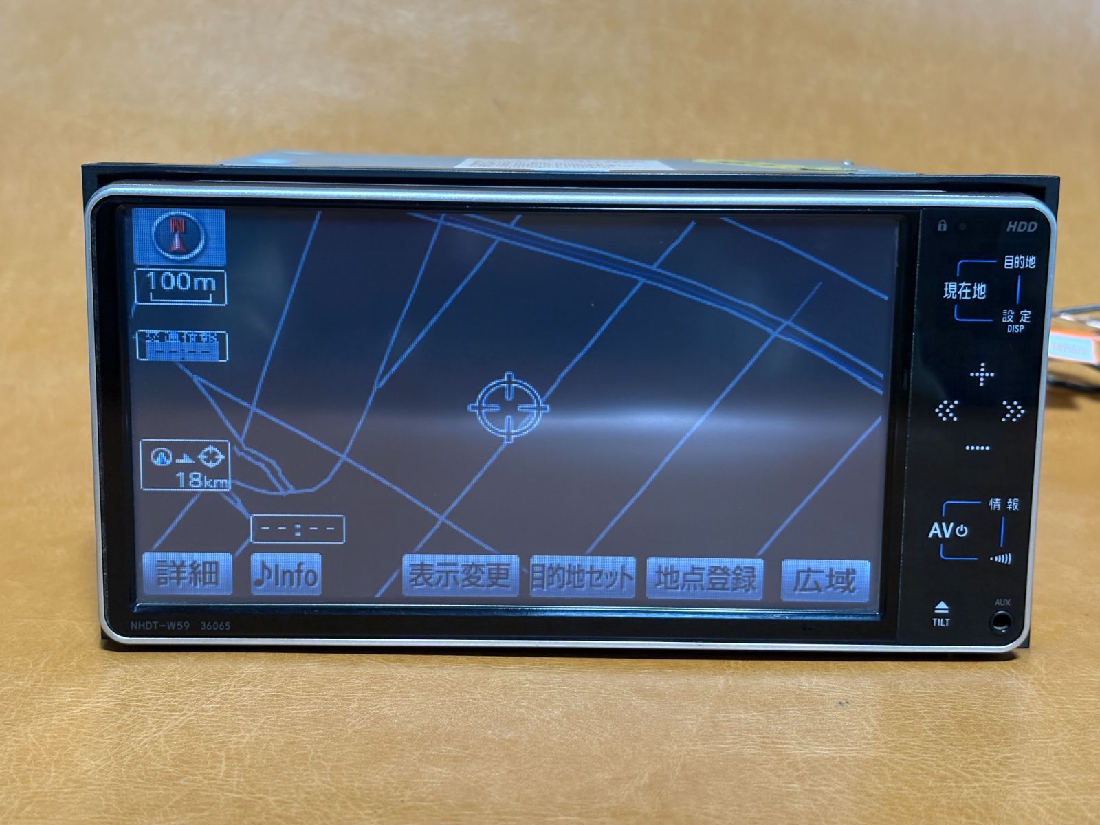 カロッツェリア　ワンセグ　HDDナビ　NHDT-W59G N9トヨタ 純正 HDDナビNHDT-W59 ワンセグ 地図データ2009年 102033-B