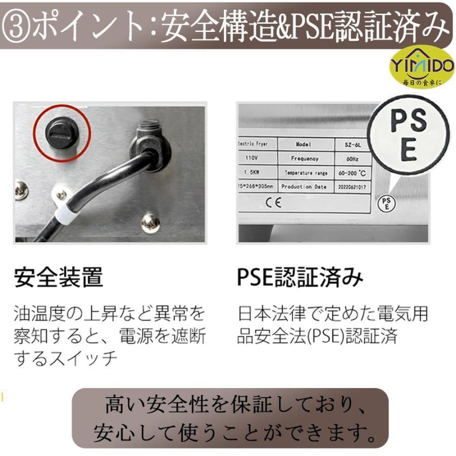 電気フライヤー 二槽式 大容量 12L 卓上フライヤー 業務用フライヤー 家庭用 2500Ｗ 揚げ物器 ミニフライヤー 200℃温度調節 操作簡単  日語説明書 - メルカリ