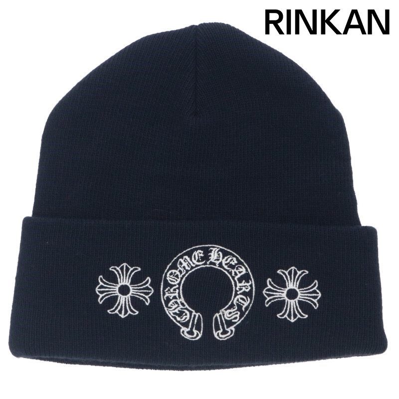 クロムハーツ WOOL WATCH CAP|ウールワッチキャップ CHプラス刺繍ステッチアクリル帽子 メンズ