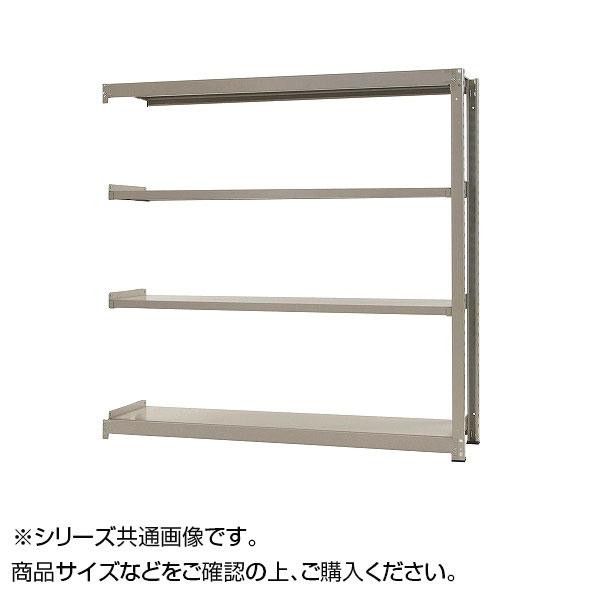 【新品・4営業日で発送】中量ラック 耐荷重300kgタイプ 連結 間口1500×奥行450×高さ2100mm 4段 ニューアイボリー