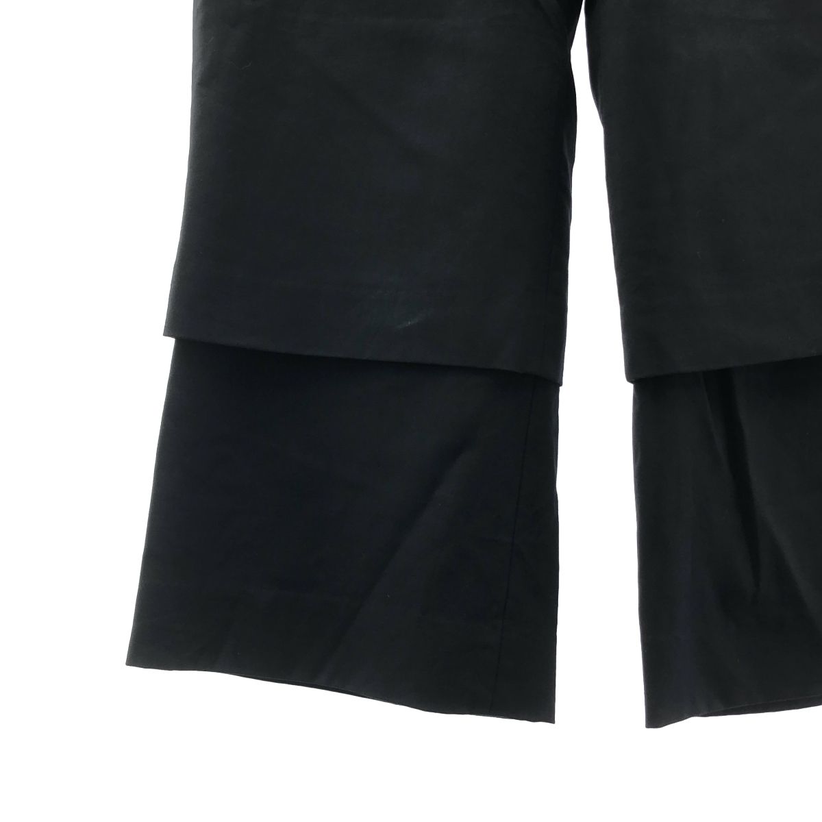 HYKE / ハイク | ウール カシミヤ混 マリン レーヤード パンツ | 1