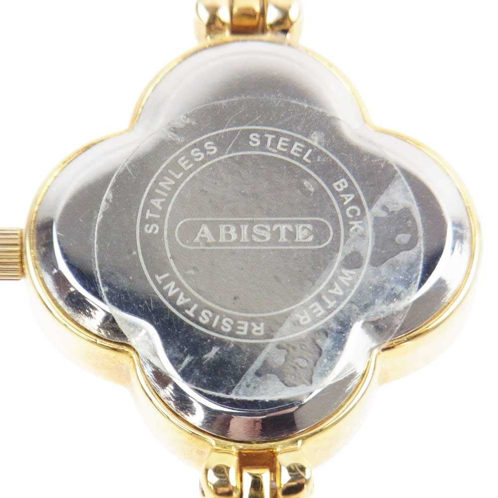 ABISTE ゴールドウォッチ アビステ ABISTE 時計 フラワー ビジュー ブレスレット ウォッチ