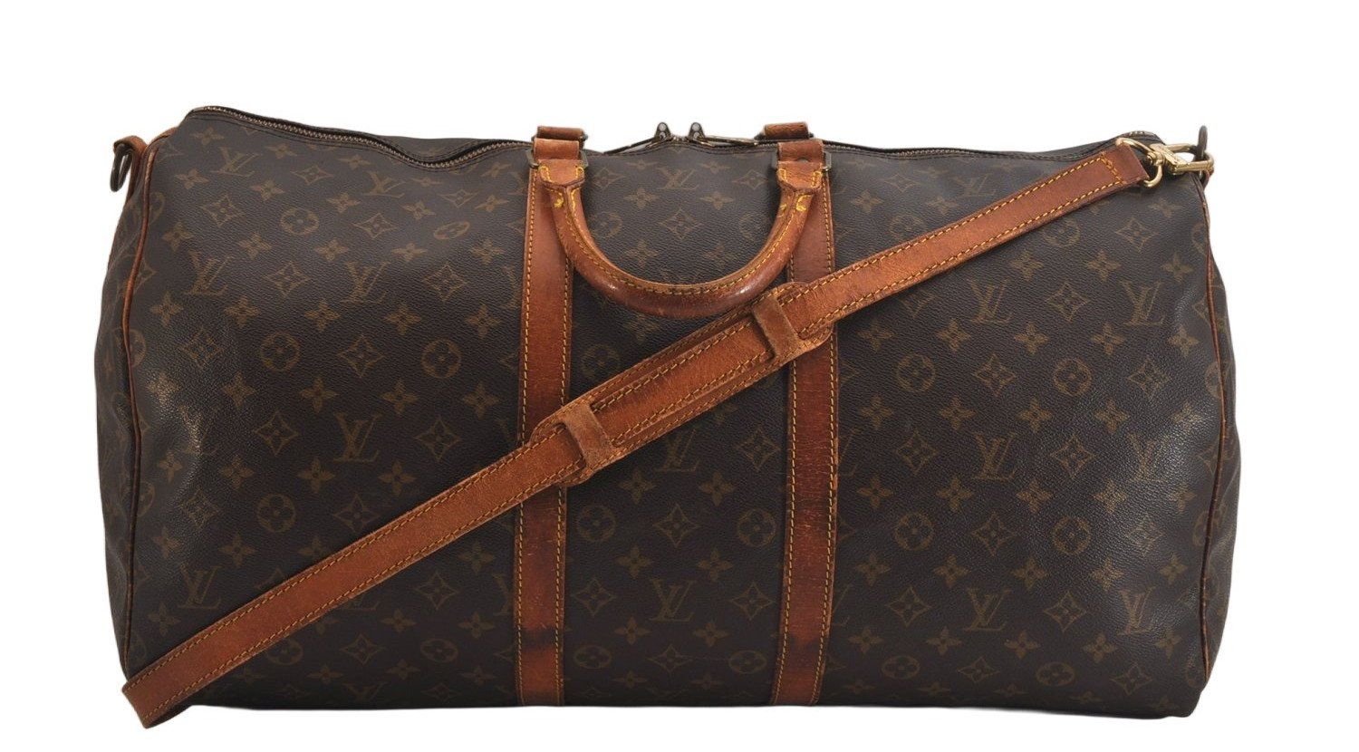 ★LOUIS VUITTON ルイヴィトン キーポル55　ボストンバッグ LOUIS VUITTON ルイヴィトン モノグラム キーポル バンド