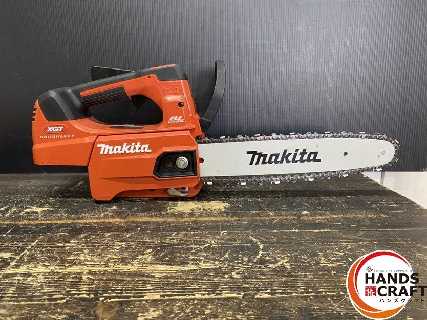 ● makita マキタ MUC008GZ A-67670 A-78449 充電式チェンソー 40Vmax用 ＋ 防護パンツ ＋ 耐切創グローブ L 実使用無し