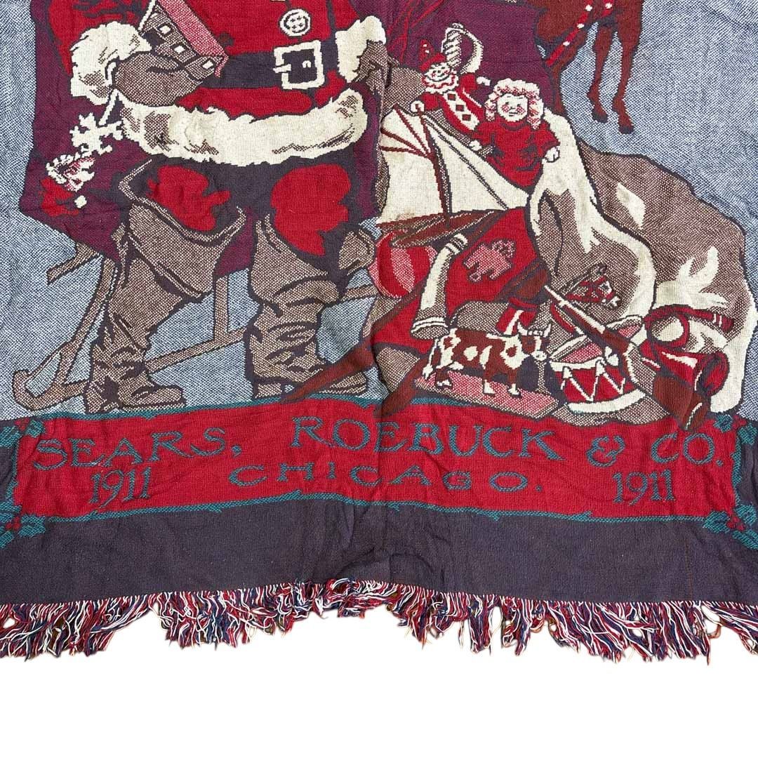 【Sears】 vintageラグ カーペット サンタ クリスマス 2084 Sears】 vintageラグ カーペット サンタ クリスマス 2084 - メルカリ