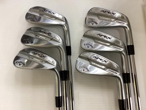 中古】 キャロウェイ APEX PRO(2021) 6S アイアンセット IR 純正