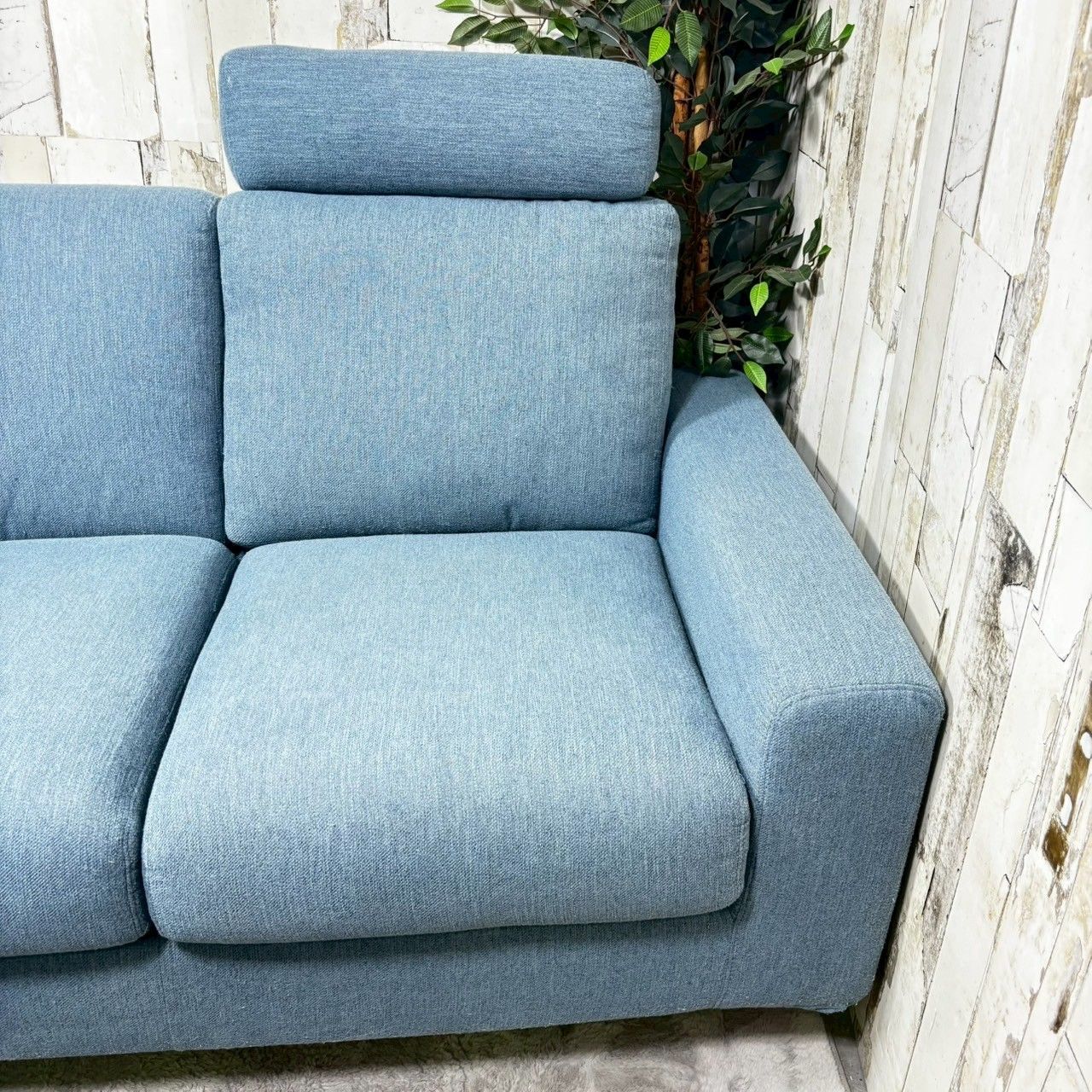 カウチソファ ニトリ N-ポケット N-POCKET A1N COUCH DR ニトリ 布張りカウチソファ(NポケットA1N HI DR-GY) - 通販