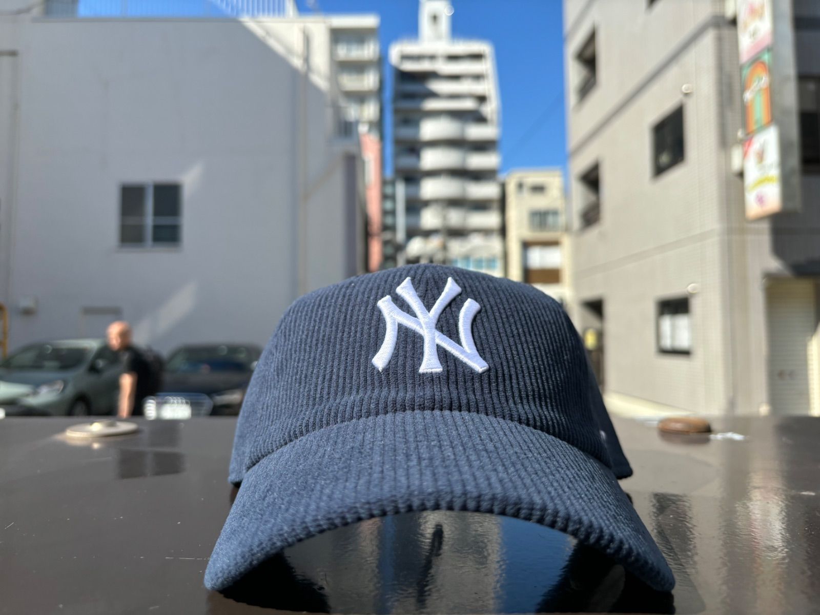 '47 フォーティセブン ヤンキース スィックコーデュロイ '47 クリーンナップ キャップ 帽子 B-THCKC17EWS-NY Navy