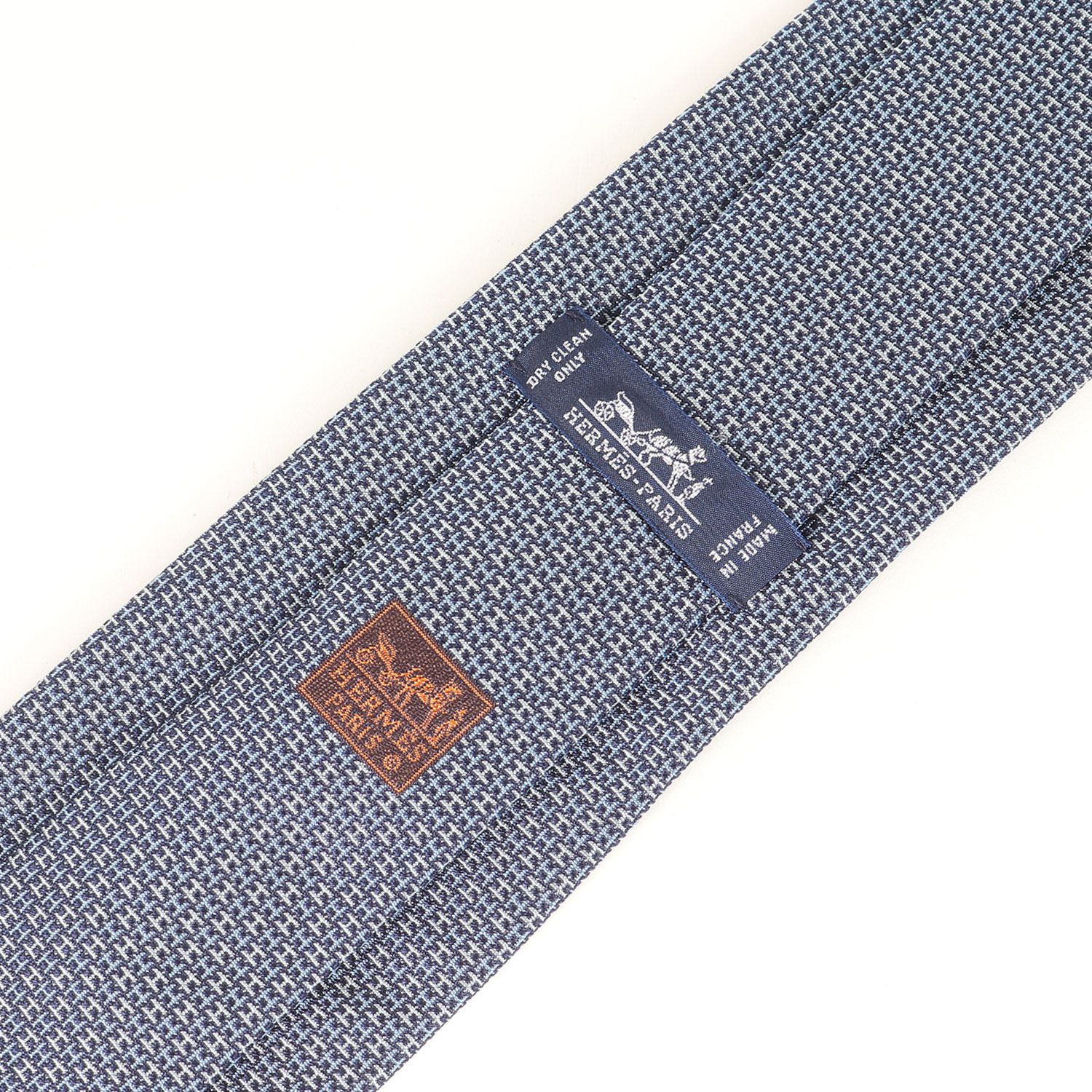 美品 HERMES エルメス ジャガード H柄 総ロゴ ネクタイ 水色 ブルー HERMES エルメス ネクタイ ブルー系 | Hロゴ ジャガード 総柄