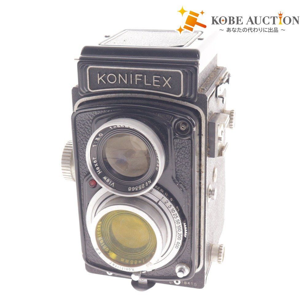 【ジャンク品】 KONIFLEX Hexanon 85mm 二眼カメラ ジャンク品】 KONIFLEX Hexanon 85mm 二眼カメラ