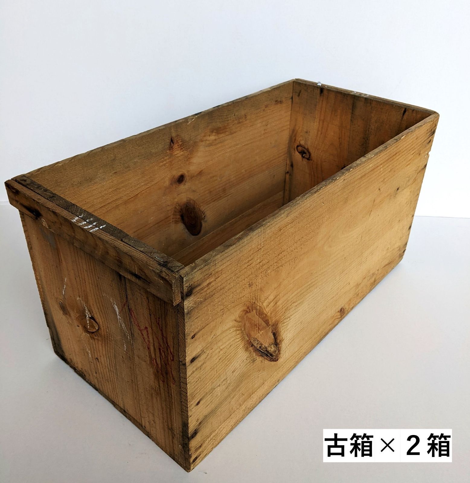 新品 りんご箱 2箱 // 収納 木箱 ウッドボックス ガーデニング 薪入れ 新品 りんご箱 2箱 // 収納 木箱 ウッドボックス ガーデニング 薪入れ