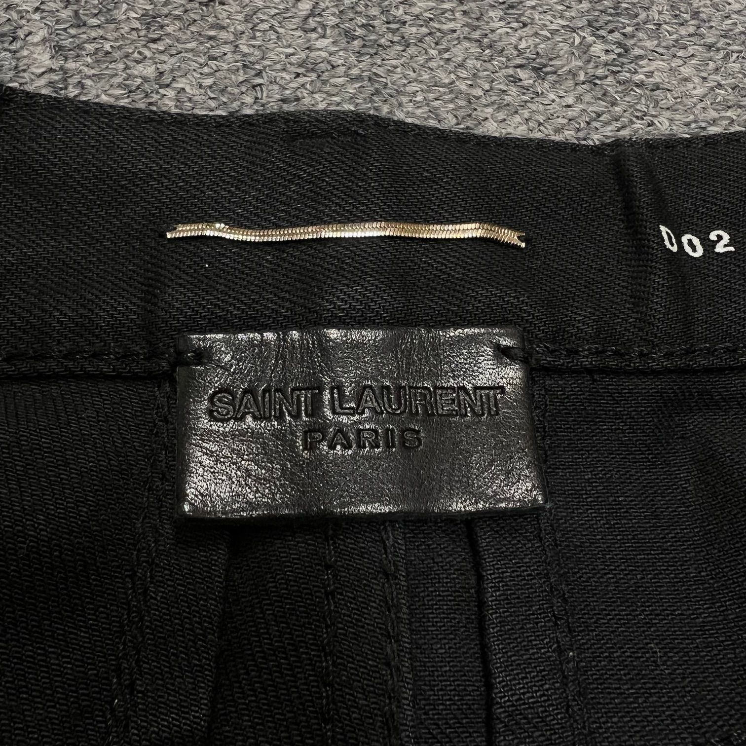 SAINT LAURENT PARIS 15SS サイドコンチョデニムパンツ ジーンズ