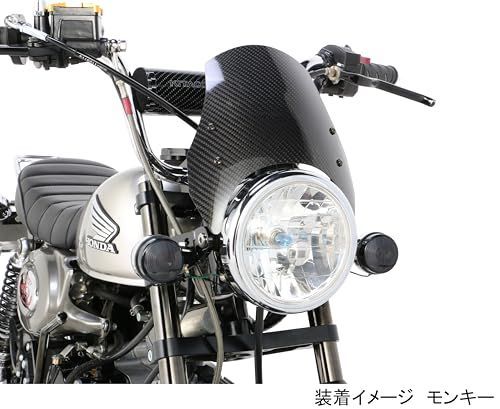 綾織カーボン キタコ KITACO ミニエアロバイザー 綾織カーボン