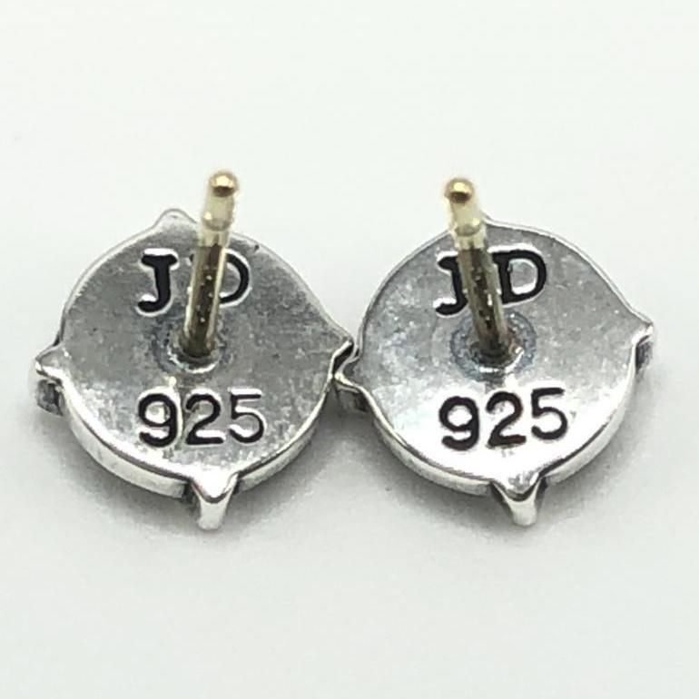 JUSTIN DAVIS CROWN STUD ピアス SEJ360 ブラック シルバー