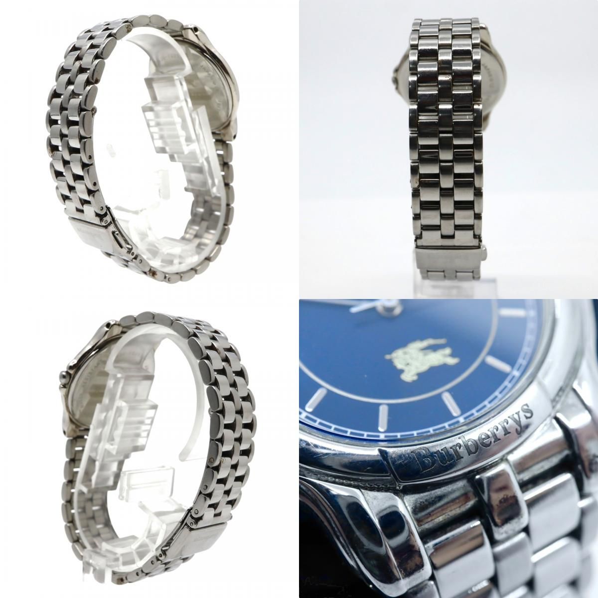 1円～ 稼働品 バーバリー Burberrys 5530-F52339 クオーツ 腕時計