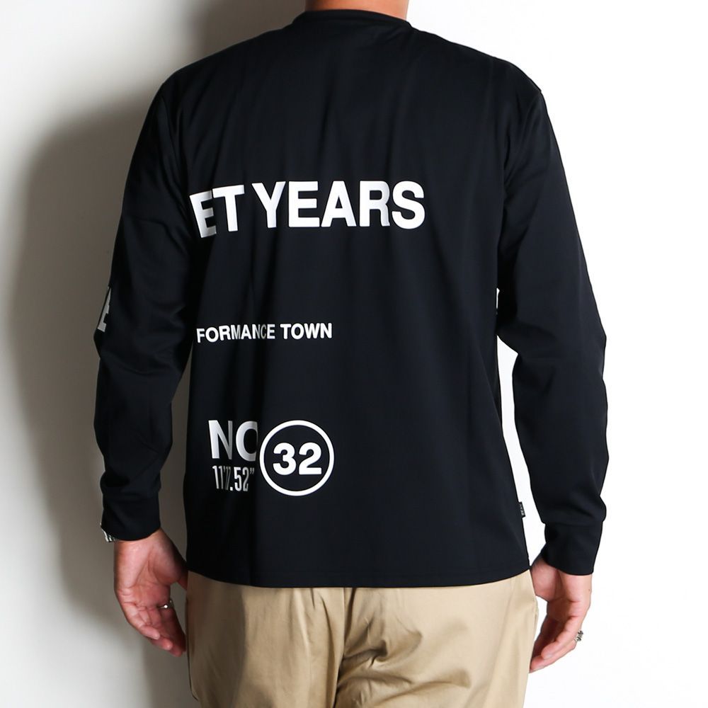 【SY32 by SWEET YEARS/エスワイサーティトゥバイスィートイヤーズ】SEPARATE GRAPHIC L/S TEE - BLACK / グラフィックTシャツ / 14538【国内正規品】