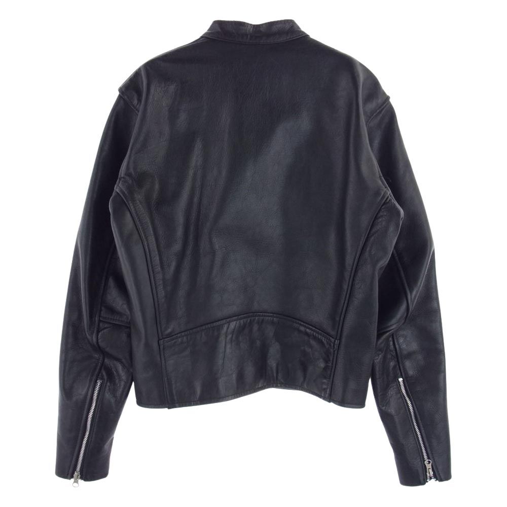 Vansonブラック レザー シングルライダース　 コメットCOMETサイズ38 VANSON バンソン USA製 COMT コメット シングル レザー ライダース