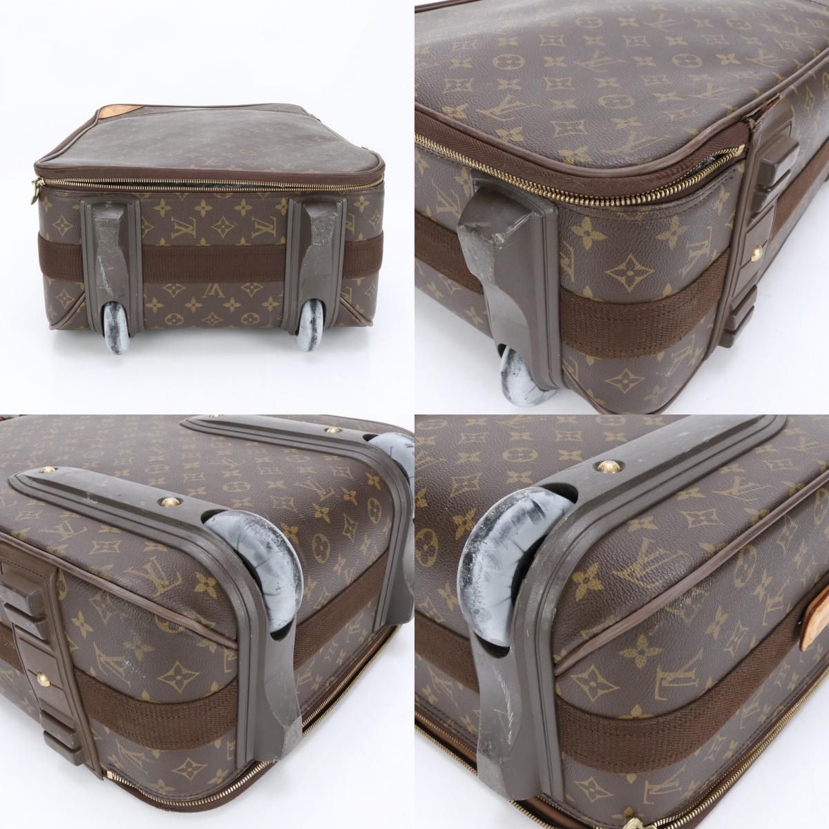 ルイヴィトン モノグラム ペガス55 M23294 レザー スーツケース