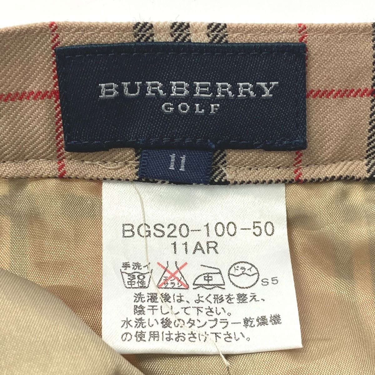 【大きいサイズ】Burberry Golf バーバリー　キュロット　サイズ13 BURBERRY GOLF】スカート風キュロット グレンチェック