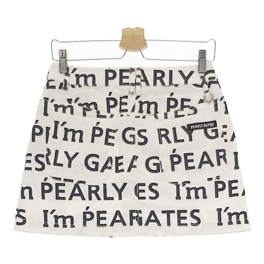 PEARLY GATES パーリーゲイツ 30周年 スカート  ホワイト 0