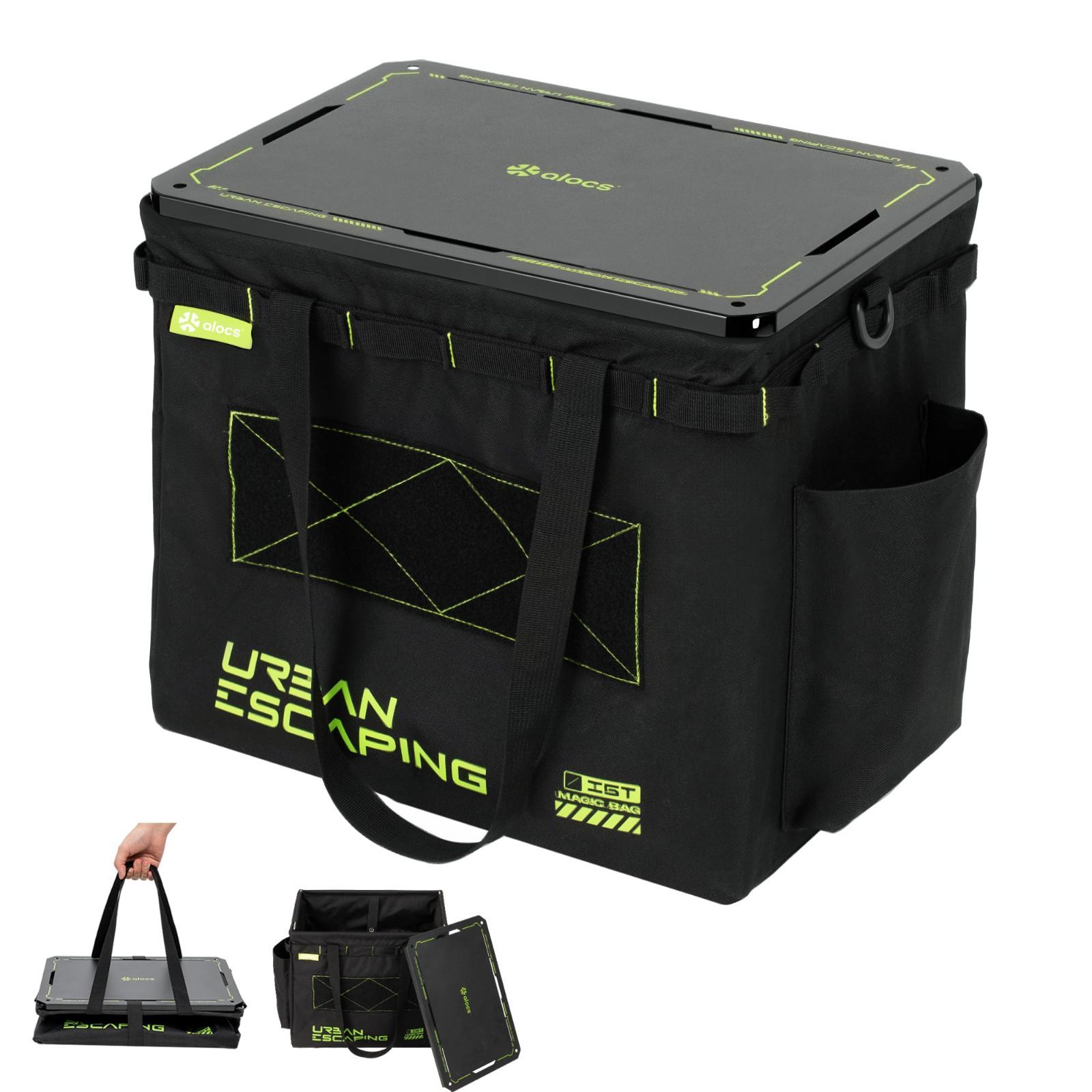 在庫処分】ギアケース 【IGT板付き】 30L 七輪 大容量 キャンプ用品