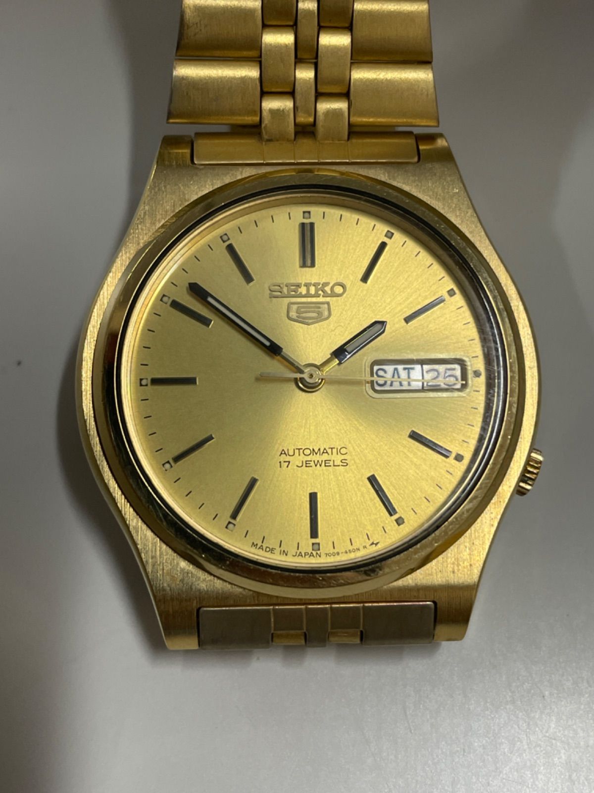 SEIKO セイコー 5 7009-3171 メンズ 自動巻 稼働品 - メルカリ