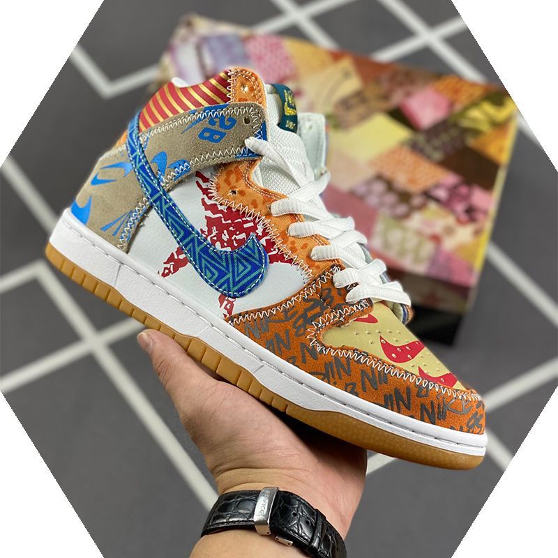 本日の新品は未使用です Nike Dunk SB Hiah Thomas Campbell What The Dunk  High#0 並行輸入品【918321-381】