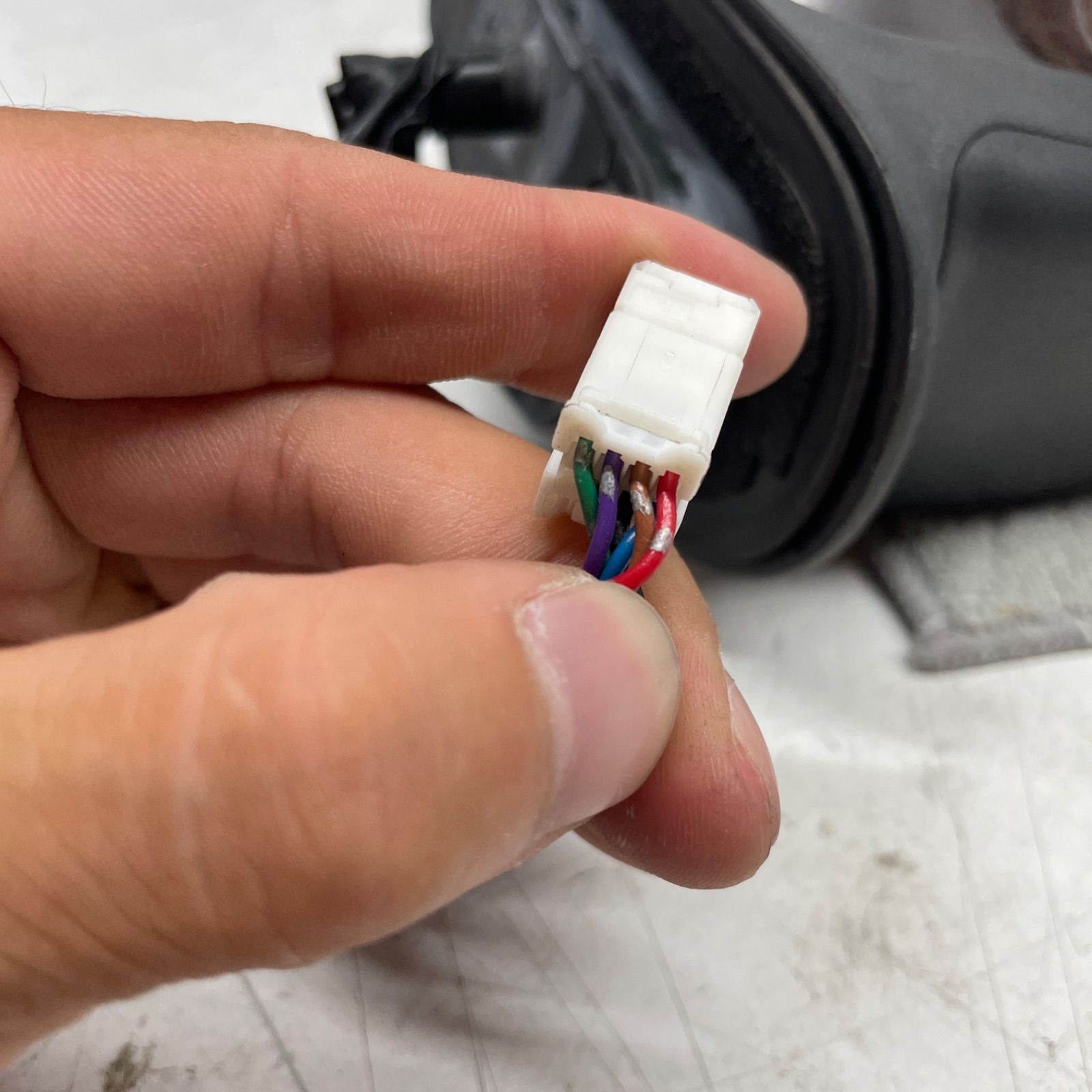 日産 Z12 NZ12 キューブ ドアミラー サイドミラー 右側 運転席側