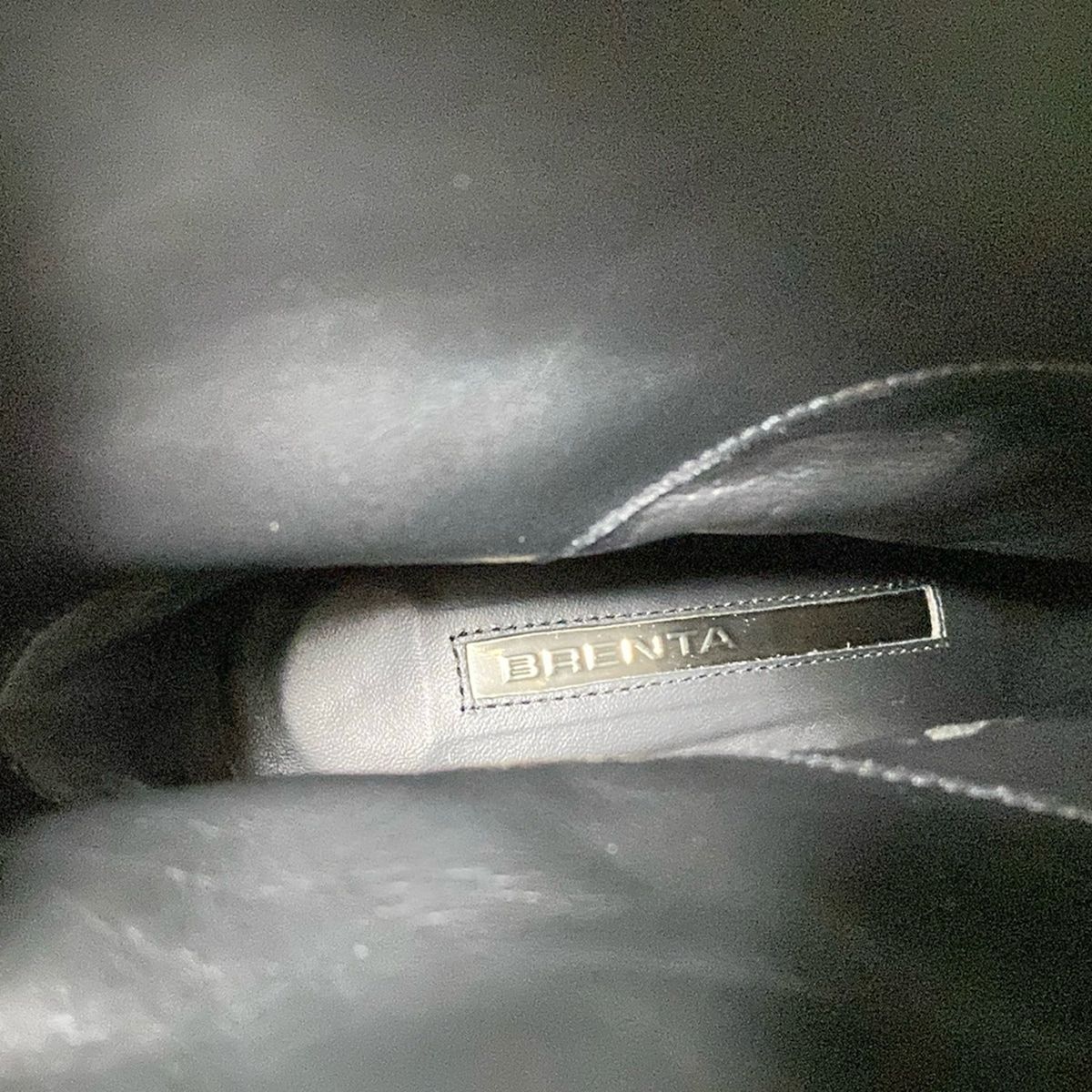 BRENTA ブレンタ ショートブーツ 38 レディース - 黒 アウトソール張替済 レザー KIN-KAAI_COM