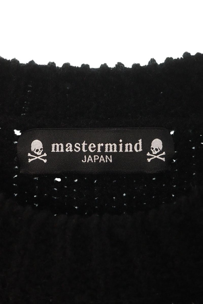 マスターマインド MJ25E15-KN012-103 カシミヤスカルニット メンズ L