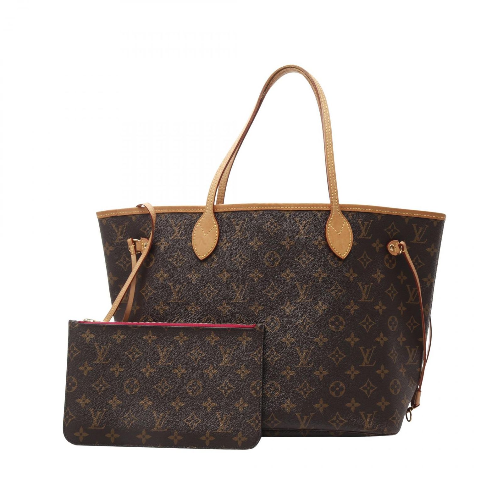 LOUIS VUITTON ルイ ヴィトン ネヴァーフルMM モノグラム ピヴォワンヌ トートバッグ