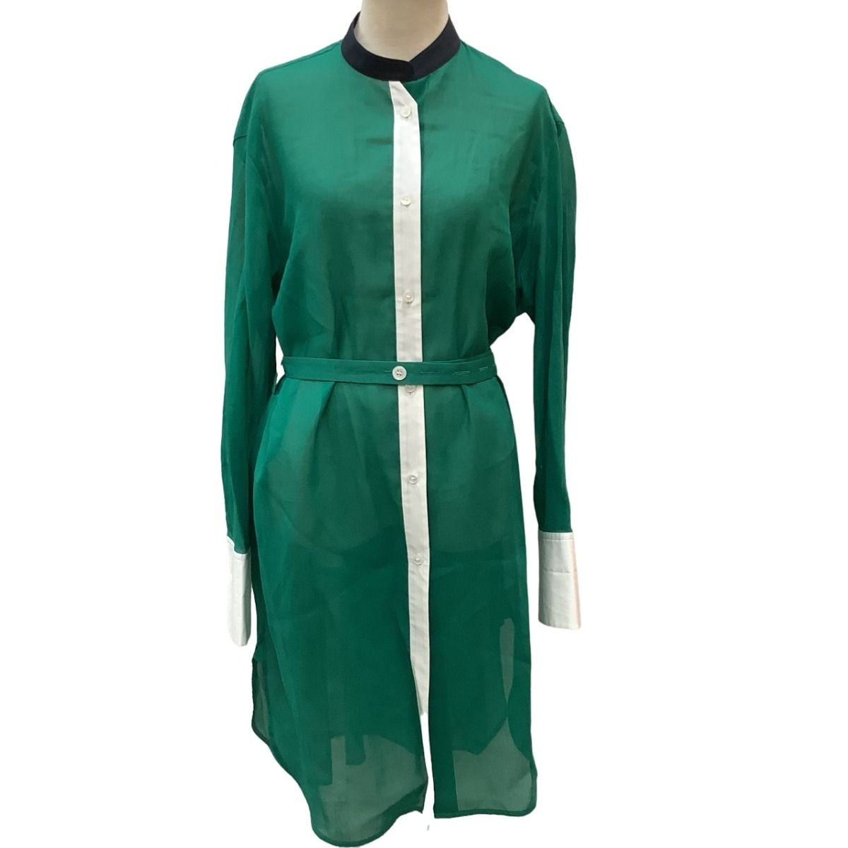 ♪♪CINOH チノ レディース シャツワンピース SIZE 38 グリーン