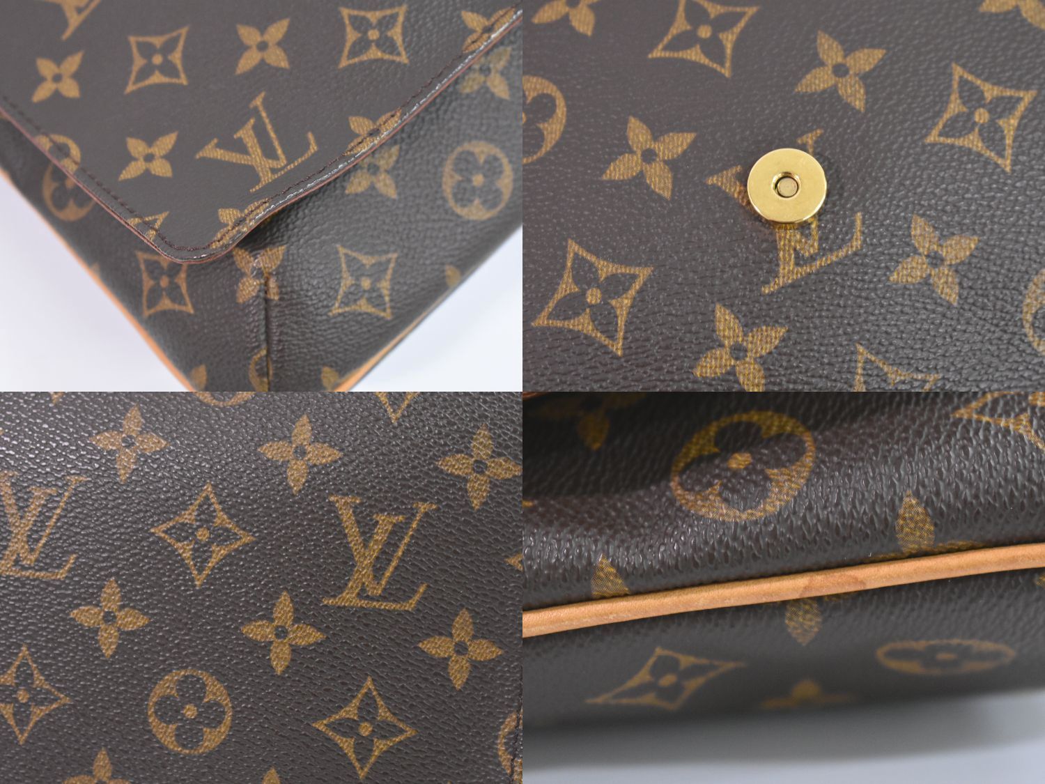 本物 ルイヴィトン LOUIS VUITTON LV ミュゼットタンゴ ショート