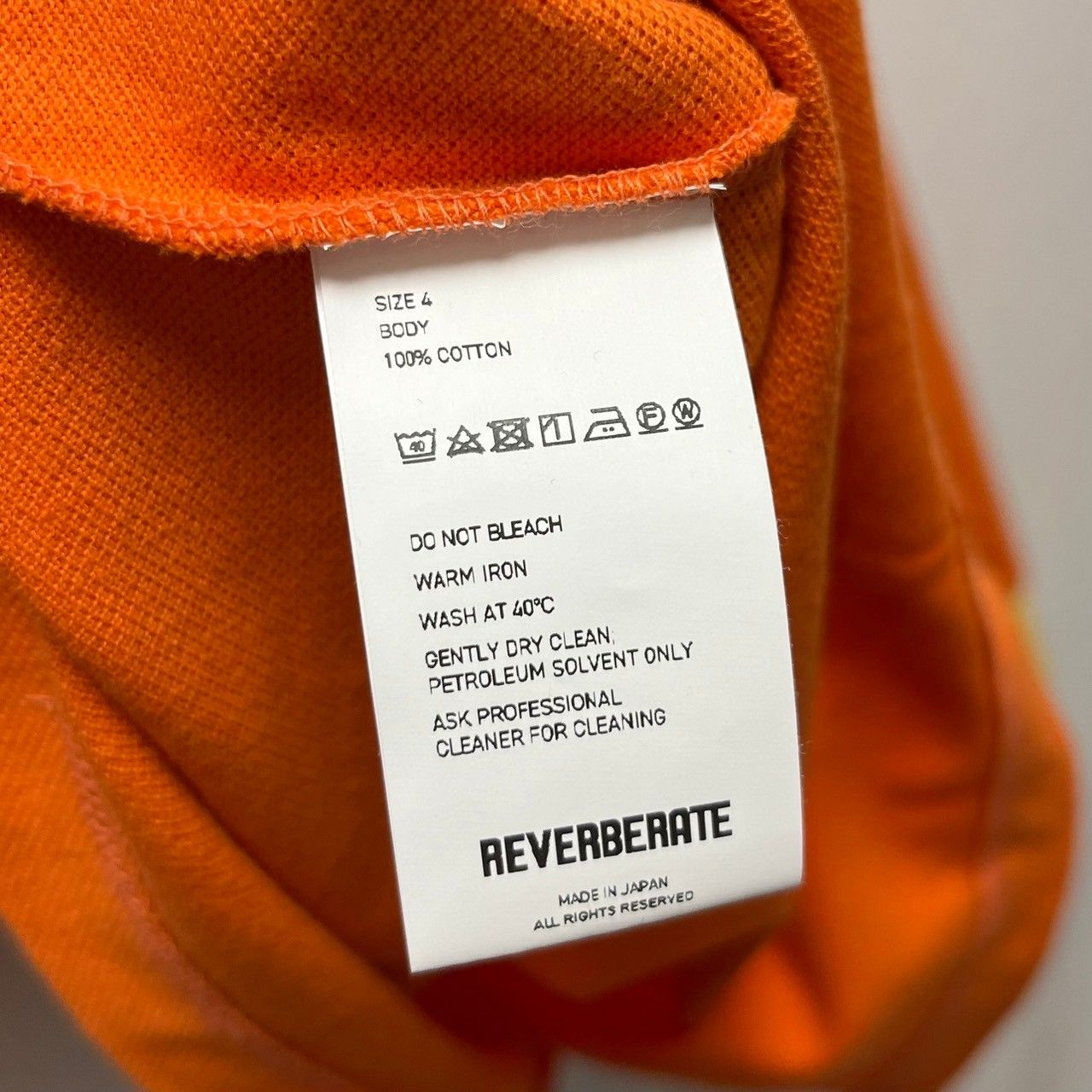 REVERBERATE リバーバレイト 24SS ZIP LONG SLEEVE POLO ジップロングスリーブポロシャツ