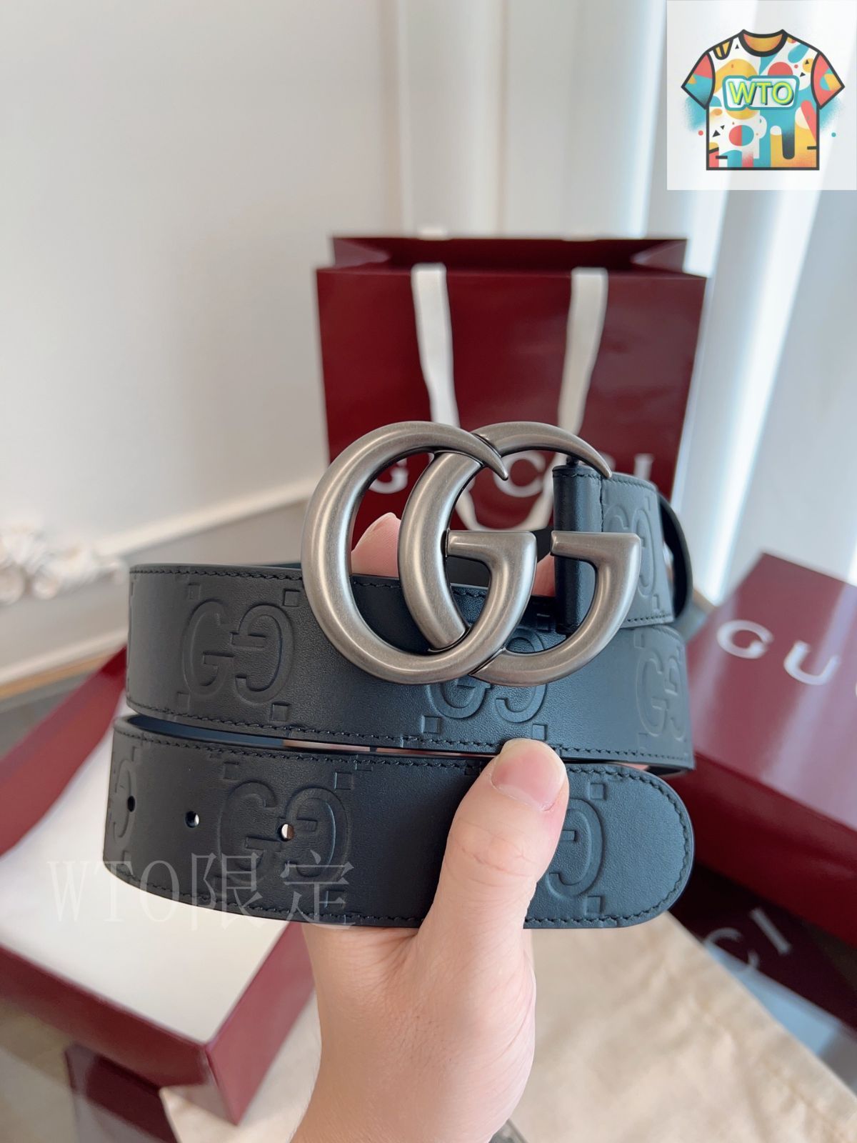 即購入値下げコメントお願いします❁ GUCCI グッチ ベルト 今日特価】Gucci グッチ レザーベルト-3 - メルカリ