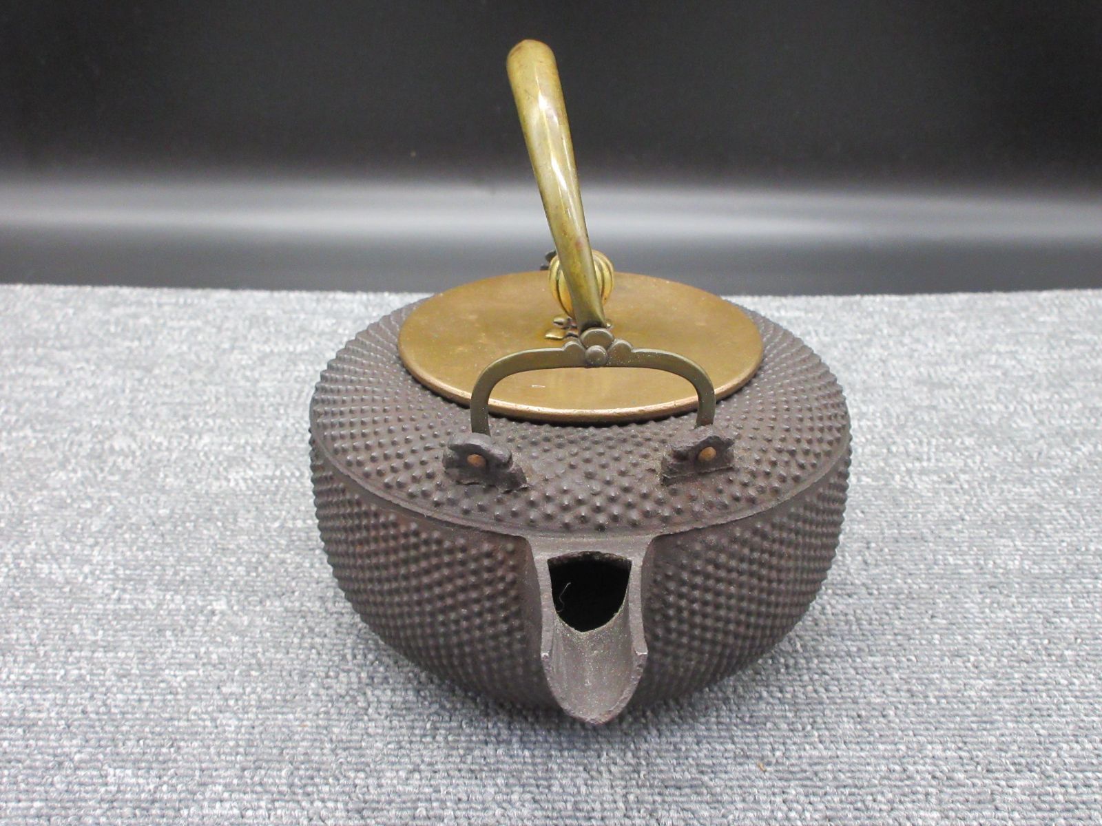 【骨董品】龍文堂造　銚子　銅蓋鉄瓶 骨董品】龍文堂造 銚子 銅蓋鉄瓶 【公式通販】