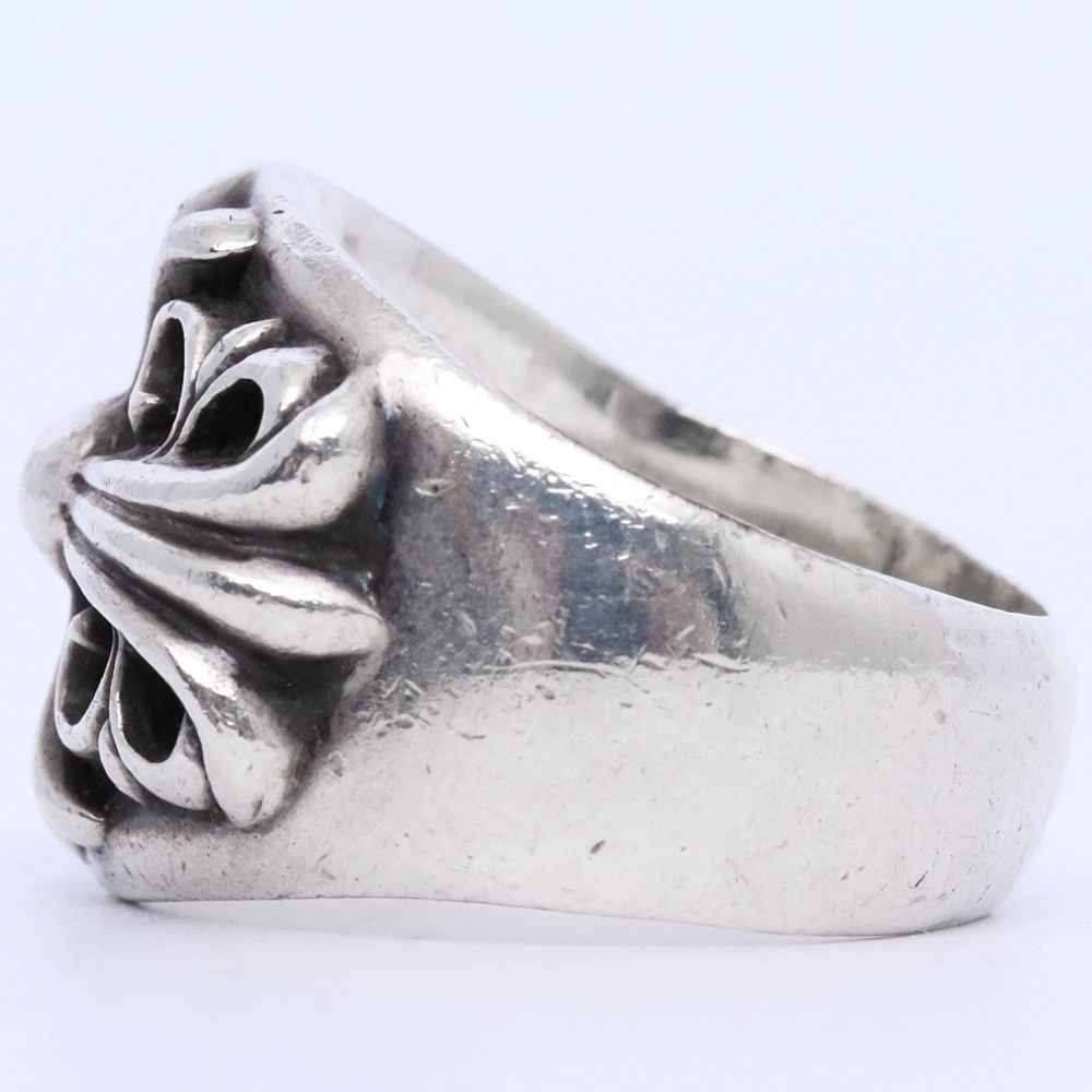 ★美品★ CHROME HEARTS シルバー クロス キーパー リング 24号 CHROME HEARTS クロムハーツ KEEPER RING キーパーリング