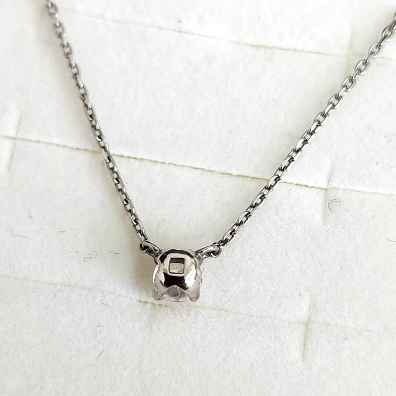最終価格】4℃ ヨンドシー Pt850 ネックレス ダイヤモンド 0.102ct 箱  