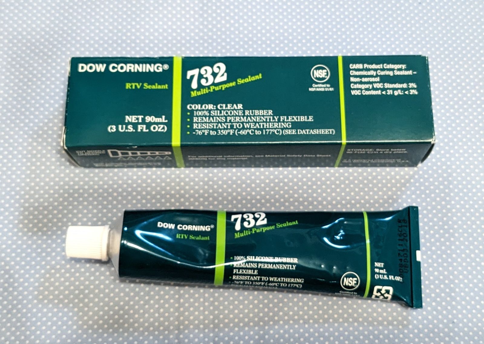 DOW CORNING 732 2本 シリコンボンド シャドーボックス - メルカリ