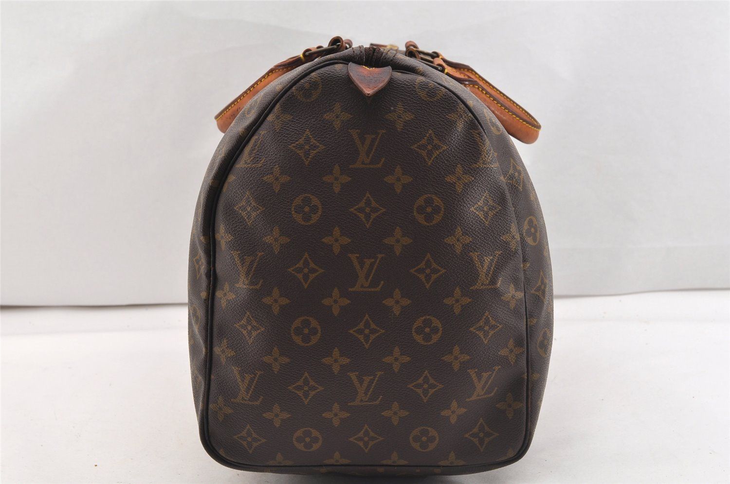 Louis Vuitton ボストンバッグ ブラウン - メルカリ