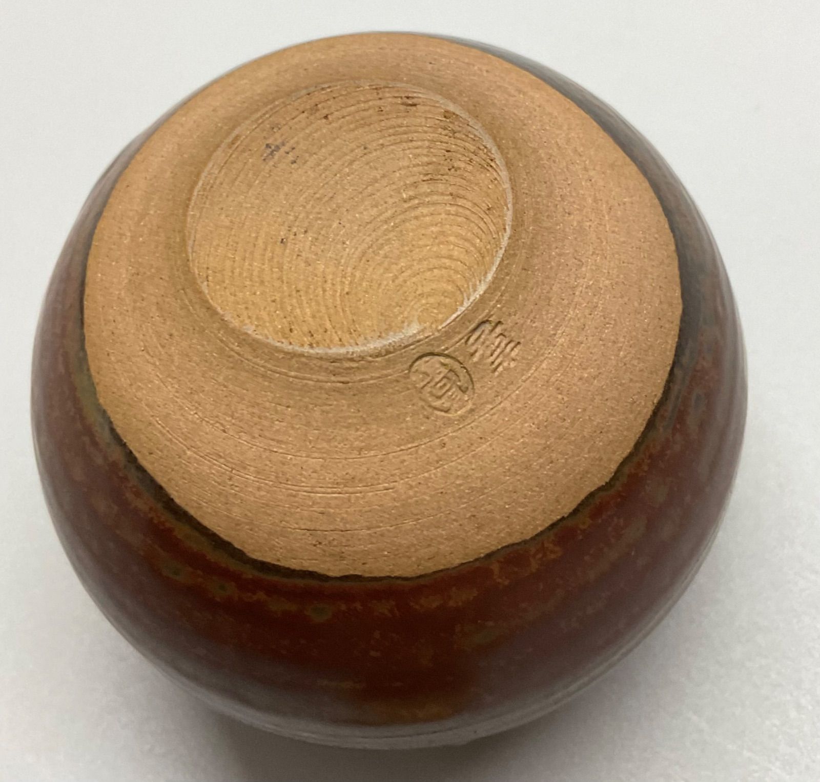 美品　茶道具　高取焼　高取喜恵　文琳茶入　　　茶入れ　眼鏡箱　仕覆二点 S15 高取喜恵 高取焼 文琳茶入 茶入 仕覆付 共箱 茶道具 茶器 重