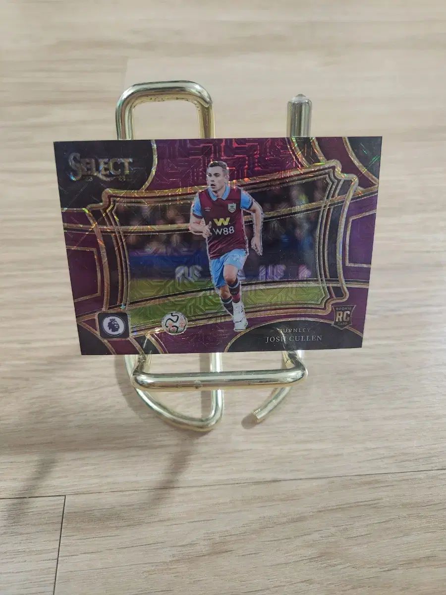 23 ー 24 Panini パニーニ セレクト バーンリー ジョシュ カレン フィールドレベル パープルモジョ ルーキーサッカーカード
