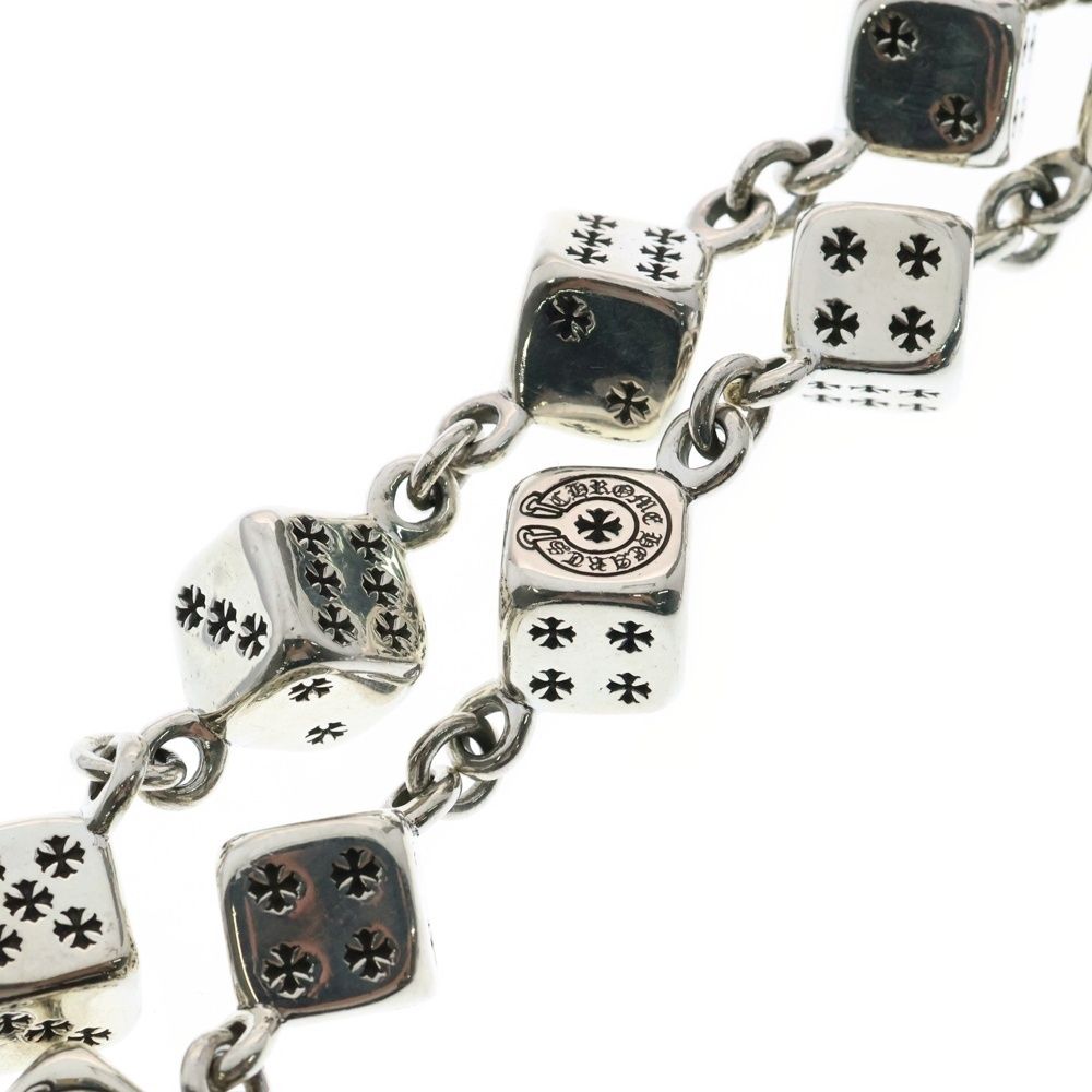 CHROME HEARTS (クロムハーツ) DICE LINK-2 2クリップダイス シルバー